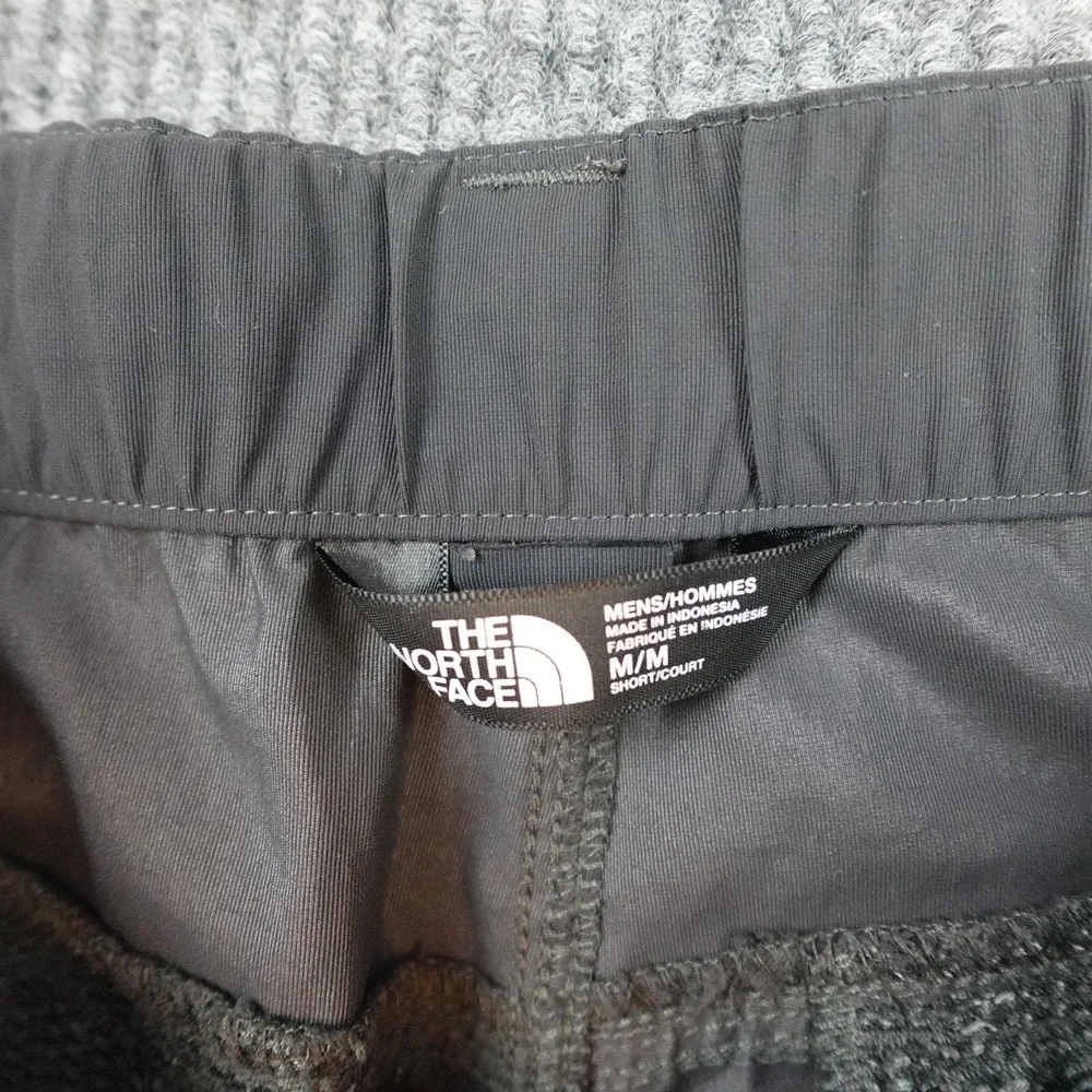 North Face Convertible Pants Mens Medium Gray Hiking Elastic Waist Hiking